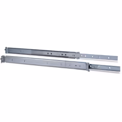 Inter-Tech 88887220, Rail d’étagère, Argent, Acier, 30 kg, 1U, 19"