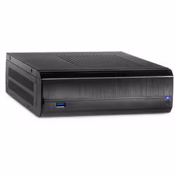 Inter-Tech JX-500, Mini Tower, PC, Noir, ITX, 4,5 cm, CE, RoHS