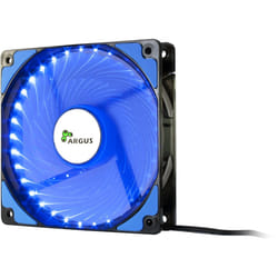 Inter-Tech L-12025 Boitier PC Ventilateur 12 cm Noir, Bleu