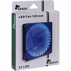 Inter-Tech L-12025 Boitier PC Ventilateur 12 cm Noir, Bleu - Vue supplémentaire 4