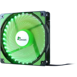 Inter-Tech L-12025 Boitier PC Ventilateur 12 cm Noir, Vert
