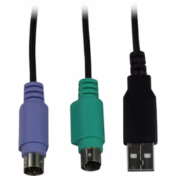 Inter-Tech KVM AS-9108DU commutateur écran, clavier et souris Grille de montage Noir