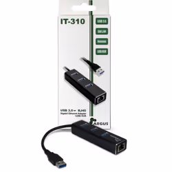 Inter-Tech ARGUS IT-310 USB 3.2 Gen 1 (3.1 Gen 1) Type-A Noir