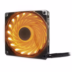 Inter-Tech L-12025 Aura Boitier PC Ventilateur 12 cm Noir