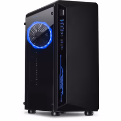 Inter-Tech C-3 Saphir, Tower, PC, Noir, ATX, ITX, micro ATX, Acier, Verre trempé, Jouer