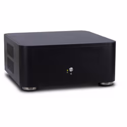 Inter-Tech ITX A80S, Mini Tower, PC, Noir, ITX, Aluminium, 4 cm