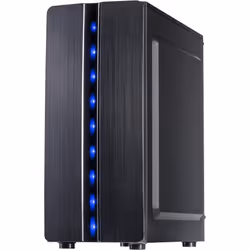 Inter-Tech 88881309 unité centrale Mini Tower Noir