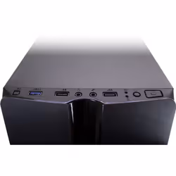 Inter-Tech 88881309 unité centrale Mini Tower Noir - Vue supplémentaire 9