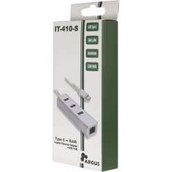 Inter-Tech Argus IT-410-S USB 3.2 Gen 1 (3.1 Gen 1) Type-C Gris