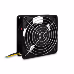 Inter-Tech 88887269, Ventilateur, Noir, 1 ventilateur(s), 12 cm, 230 V, 610 g