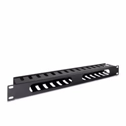Inter-Tech 88887276, Conduit de câbles, Noir, 1U, 72 mm, 483 mm, 44,5 mm