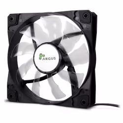 Inter-Tech Argus L-12025, Ventilateur, 12 cm, 1200 tr/min, 59,46 cfm, Noir