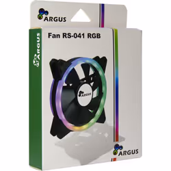 Inter-Tech RS-041 RGB Boitier PC Ventilateur 12 cm Noir - Vue supplémentaire 4