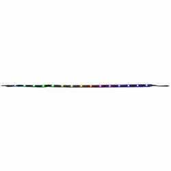 Inter-Tech RS-042 RGB, Universel, Kit d'éclairage pour boîtier PC, Noir, Bleu, Vert, Rouge, 3-pin, 10 mm
