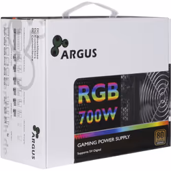 Inter-Tech Argus RGB-700W II unité d'alimentation d'énergie 20+4 pin ATX ATX Noir