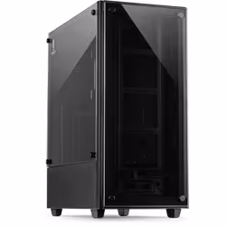 Inter-Tech C-303 Mirror, Full Tower, PC, Noir, ATX, ITX, micro ATX, Métal, Verre trempé, 15,5 cm