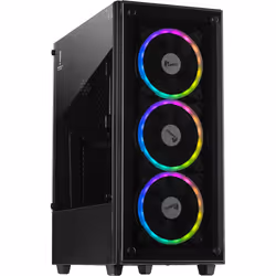 Inter-Tech C-303 Mirror Full Tower Noir - Vue supplémentaire 4
