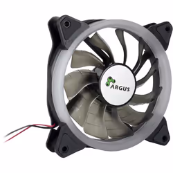 Inter-Tech Argus RS-051 RGB, Ventilateur, 12 cm, 900 tr/min, 22 dB, 50,12 cfm, Noir
