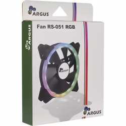Inter-Tech Argus RS-051 RGB Boitier PC Ventilateur 12 cm Noir - Vue supplémentaire 4