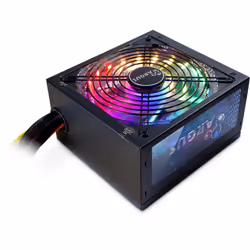 Inter-Tech Argus RGB-500W II, 500 W, 100 - 240 V, 50 - 60 Hz, 8 - 4 A, Actif, Sur-alimentation, Surtension, Court-circuit