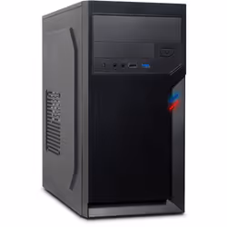 Inter-Tech IT-6502 Romea, Micro Tower, PC, Noir, uATX, 14 cm, 29 cm