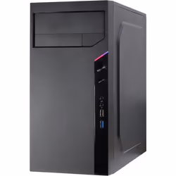 Inter-Tech IT-6505 Retro Micro Tower Noir