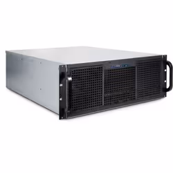 Inter-Tech 4U 40255, Support, Serveur, Noir, Gris, ATX, EATX, micro ATX, Mini-ITX, SSI CEB, SSI EEB, Acier, Alarme, HDD, Rése ...