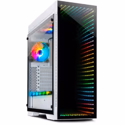Inter-Tech X-908 Infini 2, Tower, PC, Blanc, ATX, EATX, ITX, uATX, Multicolore, Ventilateur
