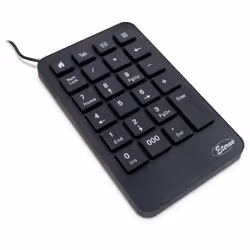 Inter-Tech KB-120, USB, 23, Universel, 1,4 m, Noir