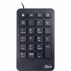 Inter-Tech KB-120 clavier numérique Universel USB Noir