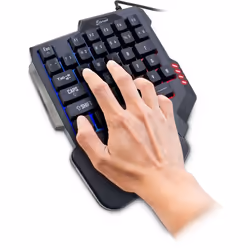 Inter-Tech KB-3035 clavier USB QWERTY Noir