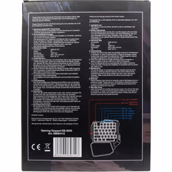 Inter-Tech KB-3035 clavier USB QWERTY Noir - Vue supplémentaire 4
