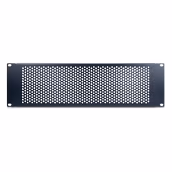 Inter-Tech 88887320, Panneau plein, Noir, Métal, 3U, 482 mm, 11 mm