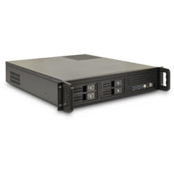 Inter-Tech 2U-2504 Support Noir
