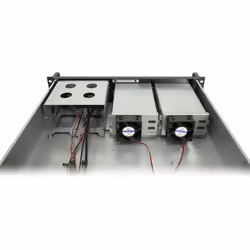 Inter-Tech 2U-2504 Support Noir