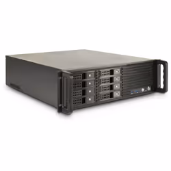 Inter-Tech 3U-3508, Support, Serveur, Noir, ATX, micro ATX, Mini-ITX, 3U, 10 cm