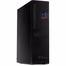 Inter-Tech S-331, Bureau, PC, Noir, micro ATX, Mini-ITX, 7,5 cm, 23 cm