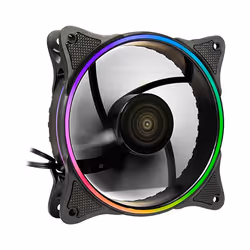 Inter-Tech 88885552, Ventilateur, 12 cm, Noir