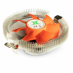 Inter-Tech 88885555 système de refroidissement d’ordinateur Processeur Refroidisseur 8 cm Aluminium, Orange