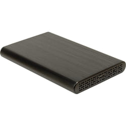 Inter-Tech 88884122 Boîtier de disques de stockage Boîtier HDD Noir 2.5"