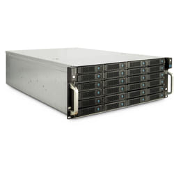 Inter-Tech 4U-4736 Boîtier HDD Noir, Gris 2.5/3.5"