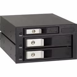 Inter-Tech ST-3525, HDD, Série ATA III, 3.5,5.25", Aluminium, Plastique, Acier, 1,27 kg, 1,5 kg