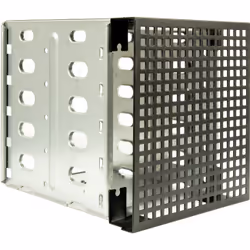 Inter-Tech ER-5255-1, Couvercle de carénage PSU, Noir, Acier, 3U, 160 mm, 128 mm