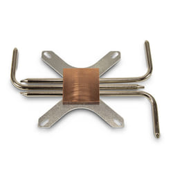Inter-Tech IP-3 Processeur Dissipateur thermique/Radiateur Cuivre, Argent 1 pièce(s)