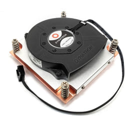 Inter-Tech Q-3 Processeur Dissipateur thermique/Radiateur 8 cm Noir, Argent 1 pièce(s)