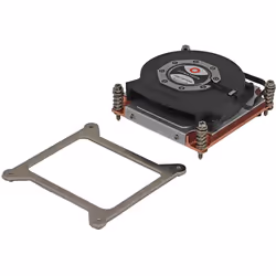 Inter-Tech Q-3 Processeur Dissipateur thermique/Radiateur 8 cm Noir, Argent 1 pièce(s)