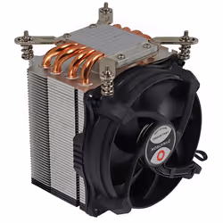 Inter-Tech Q-6 Processeur Dissipateur thermique/Radiateur 9,2 cm Aluminium, Noir 1 pièce(s)
