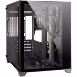 Inter-Tech C-501 Aspect, Midi Tower, PC, Noir, micro ATX, Mini-ITX, 15,5 cm, 37,5 cm