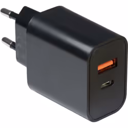 Inter-Tech PD-2120 Smartphone Noir Secteur Charge rapide Intérieure