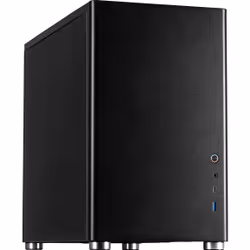 Inter-Tech X2 Duplex, Micro Tower, PC, Noir, micro ATX, Mini-ITX, maison/bureau, 16,5 cm